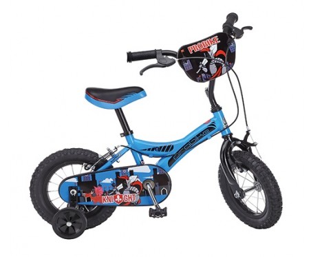 14" Probike Knight Blue Bike Suitable for 3 1/2 to 5 years old